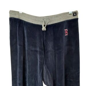 Antigua Boston Red Sox Velour‎ Lounge Pants Sweatpants Women's Large Navy Blue